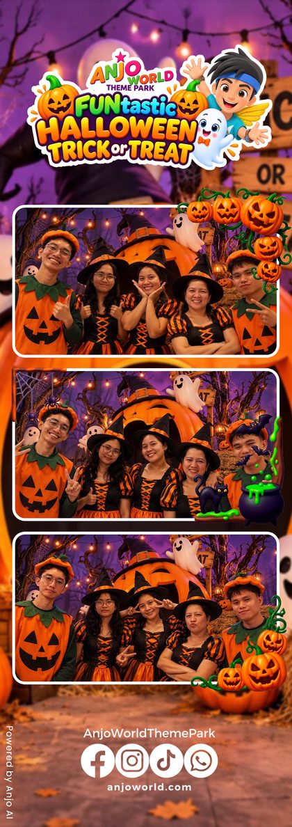 Trick or Treat Pumpkin Three photos sample